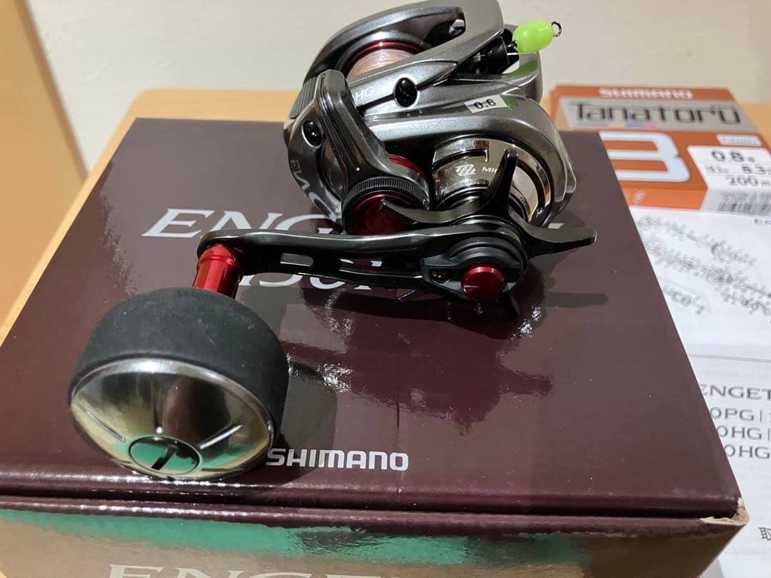 【美品・おまけ付】シマノ(SHIMANO) リールエンゲツ 2021 150HG