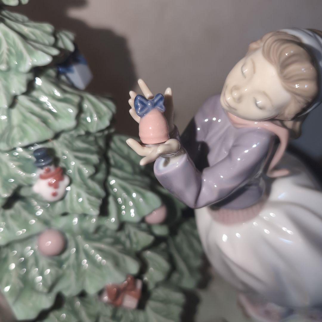 ♥リヤドロ【ツリーを飾ろう！】❤️CHANELノベルティ雪の結晶♥リヤドロベル