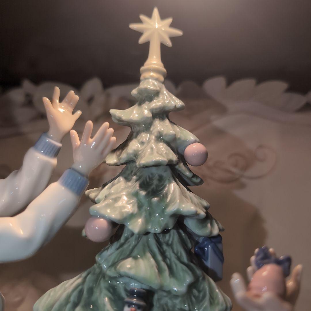 ♥リヤドロ【ツリーを飾ろう！】❤️CHANELノベルティ雪の結晶♥リヤドロベル