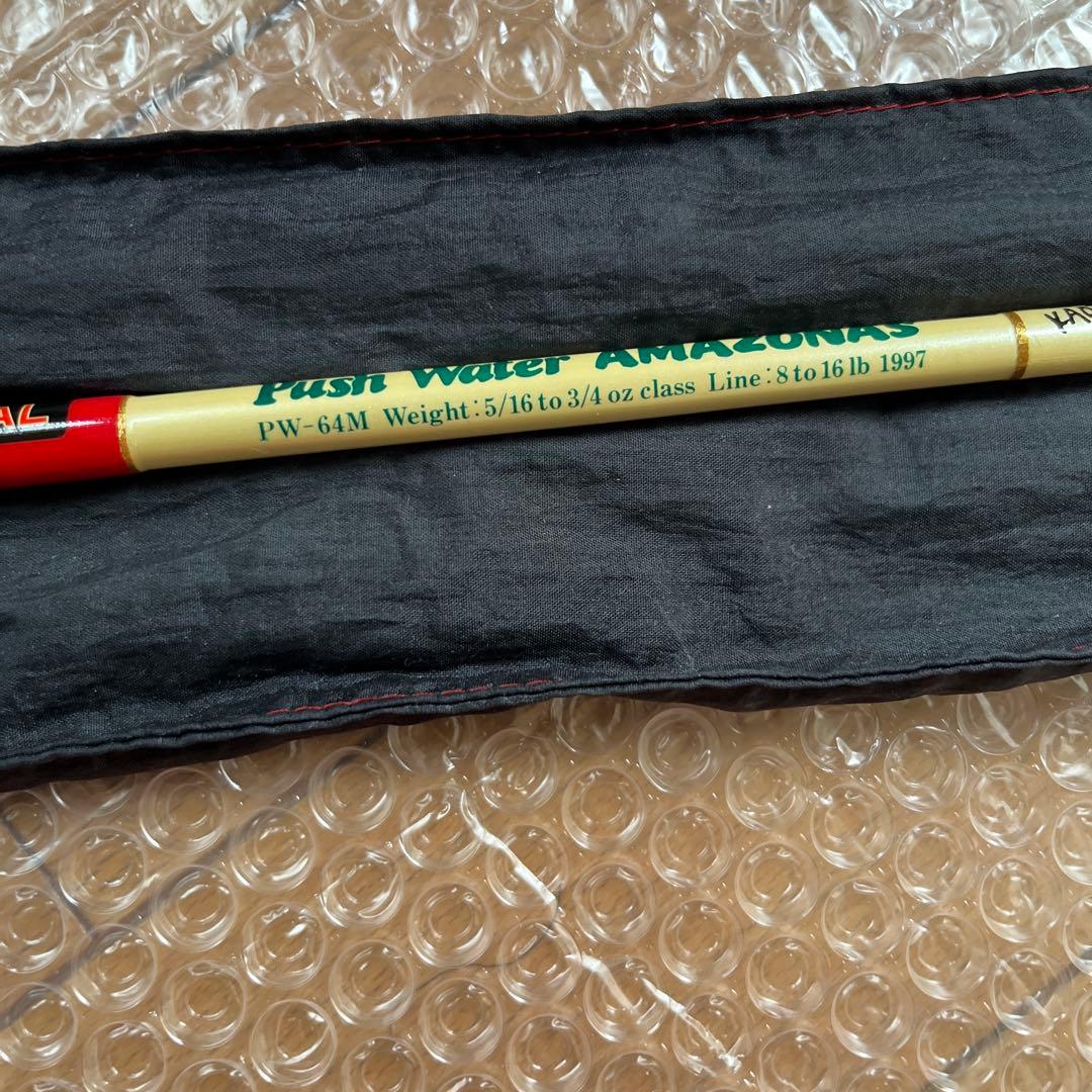 中古　ロッド　ZEAL Push Water AMAZONAS pw-64M