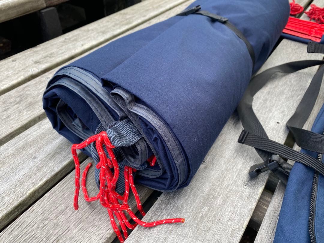 クイックキャンプ　QC-TCRT400 レクタタープ　廃盤品　ネイビー