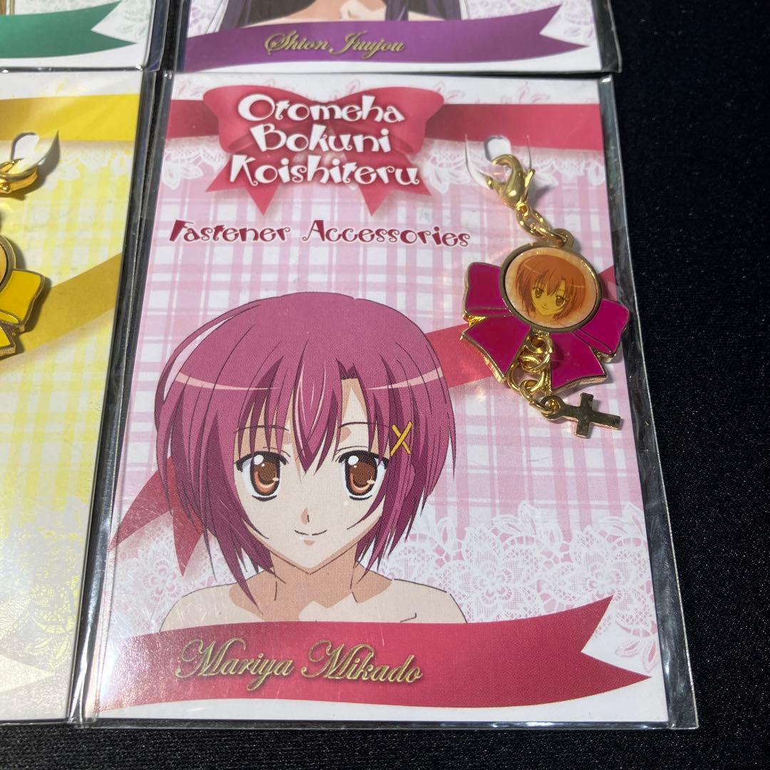 ファスナーアクセサリー　4種類セット　未開封品 「乙女はお姉さまに恋してる」