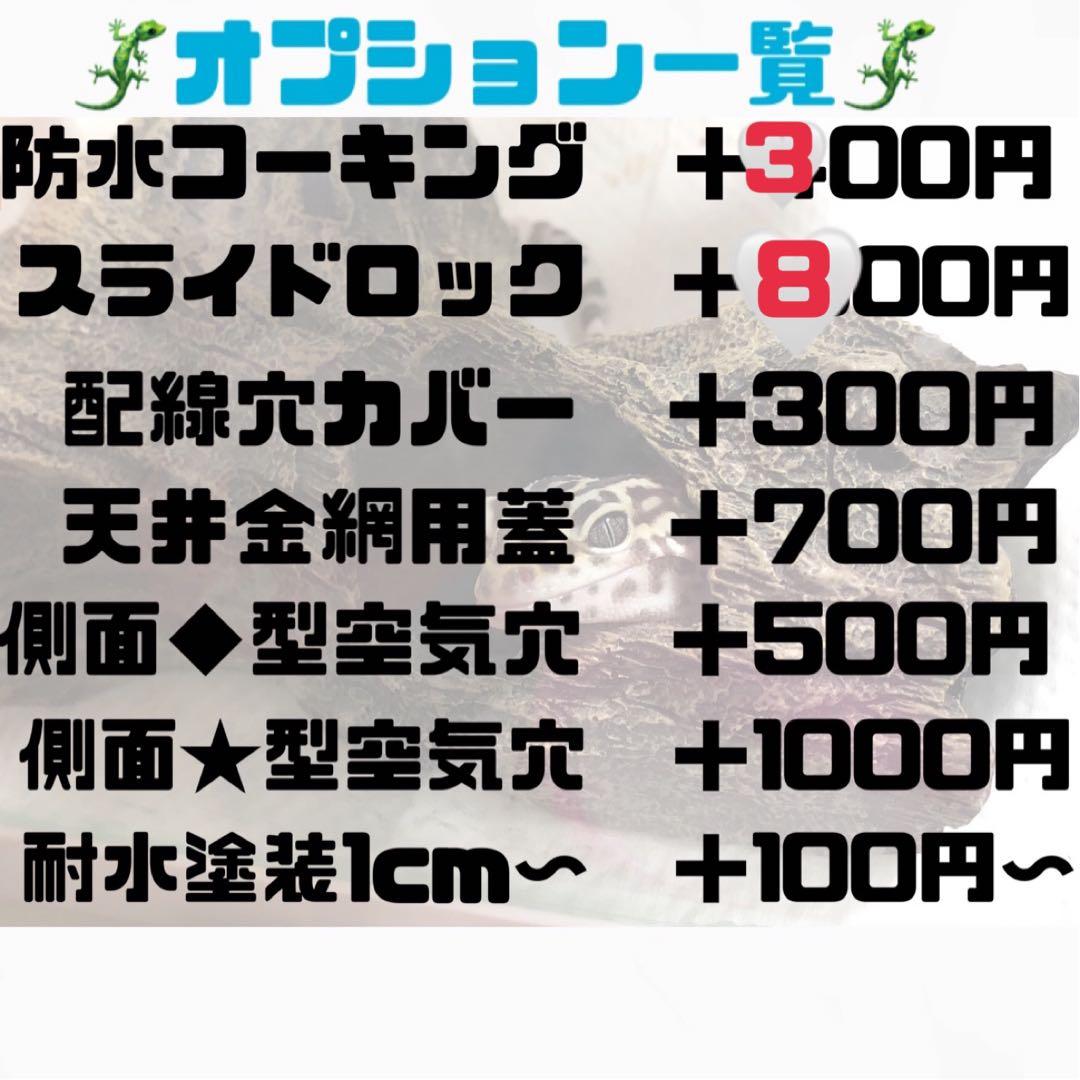 爬虫類ケージ　爬虫類飼育ゲージ　90×45×45サイズ　天井金網仕様
