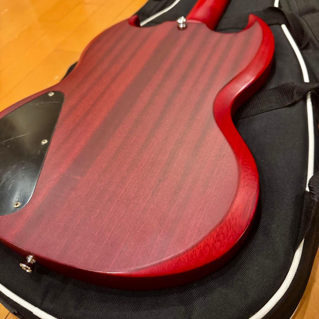 【美品】Epiphone G-400 Cherry SG 希少シリアルナンバー