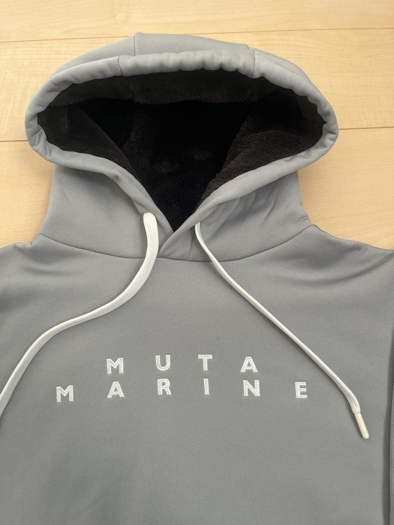 MUTA MARINE KARUISHI プルオーバーパーカー グレー4(S)