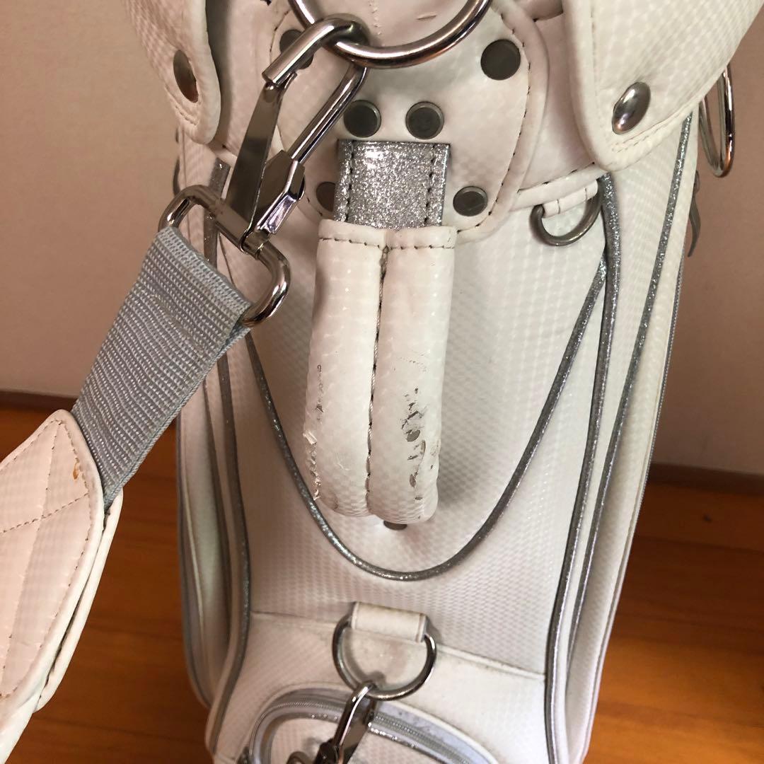 XXIO ゼクシオ キャディバッグ ホワイト フード付き レディース