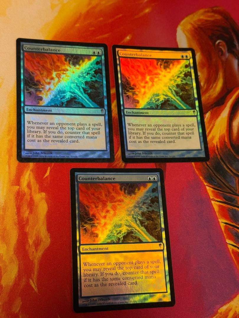 MTG 相殺　英語　foil 3枚　初版　※値下げ中