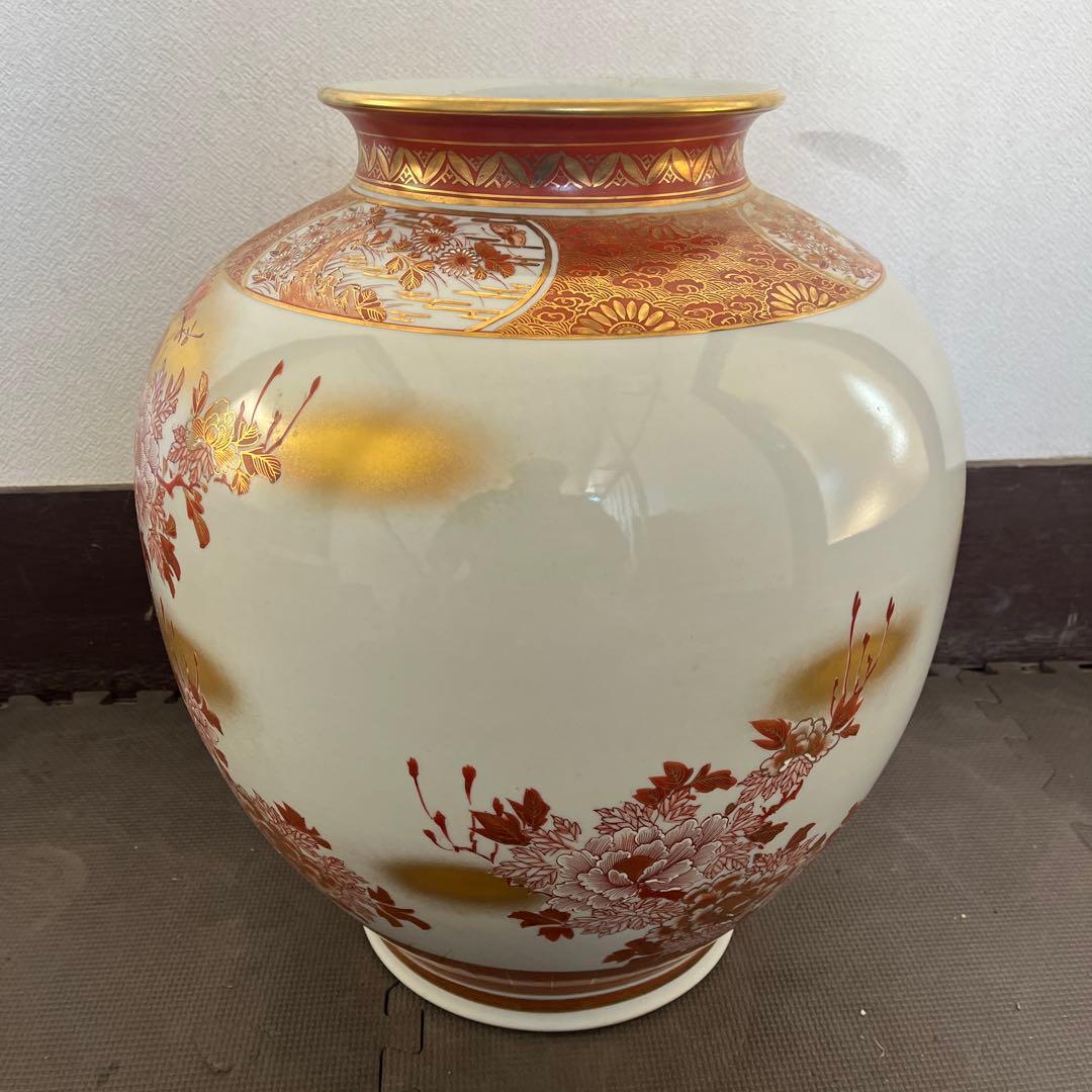 花瓶 九谷焼 仙春