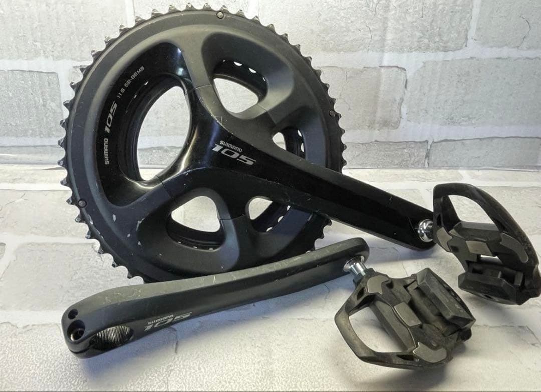 105 5800 クランク　アルテグラ8000 ビンディングペダル