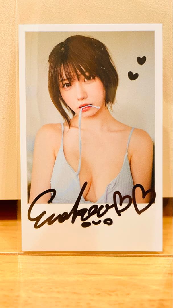 えなこ エピローグ　サイン入り写真集+カード2枚　+ 撮影オフショットDVD１枚