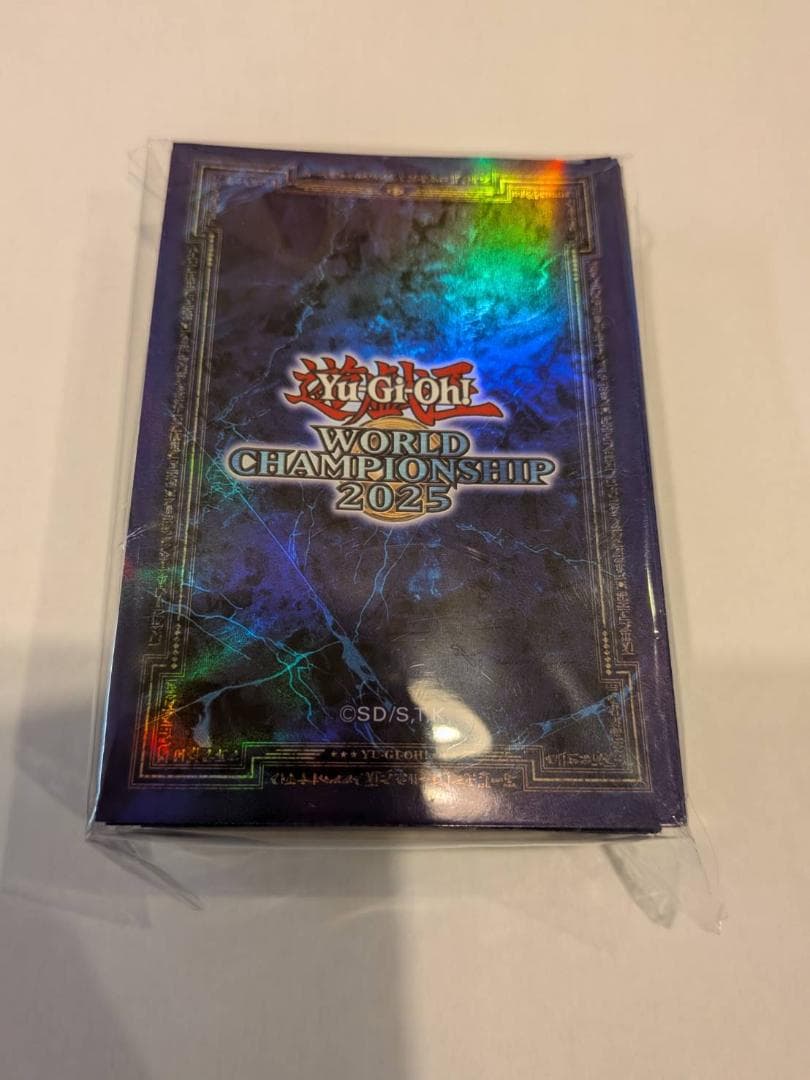 遊戯王　WCS2025 公式スリーブ(青)　100枚　世界大会