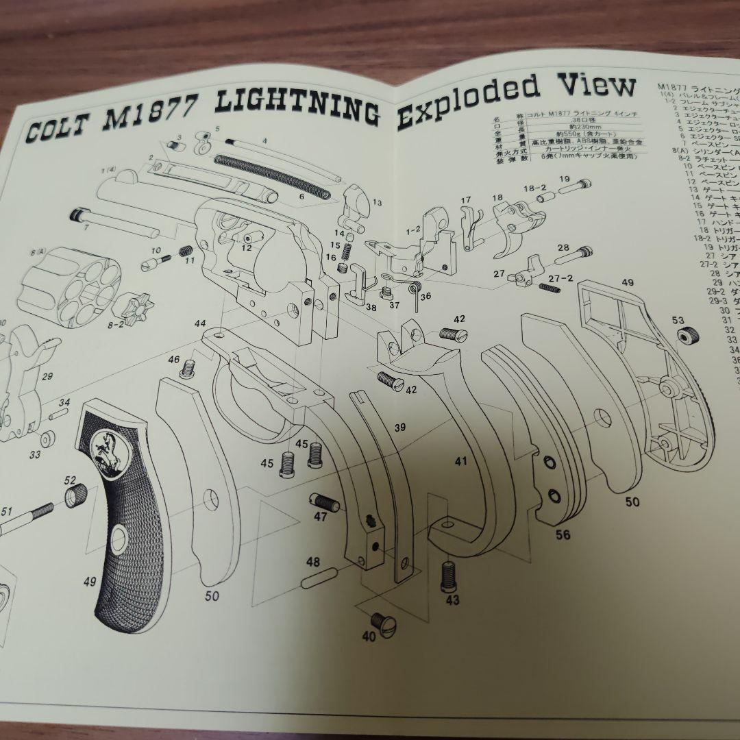 ハートフォード　コルト　M1877 ライトニング　モデルガン