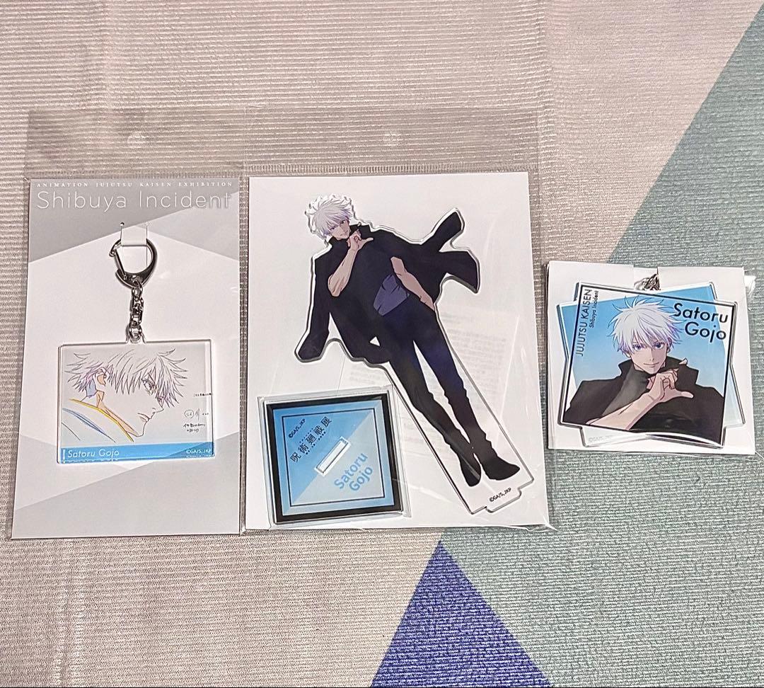 五条悟 アニメーション 呪術廻戦展 アクリルスタンド キーホルダー 渋谷事変