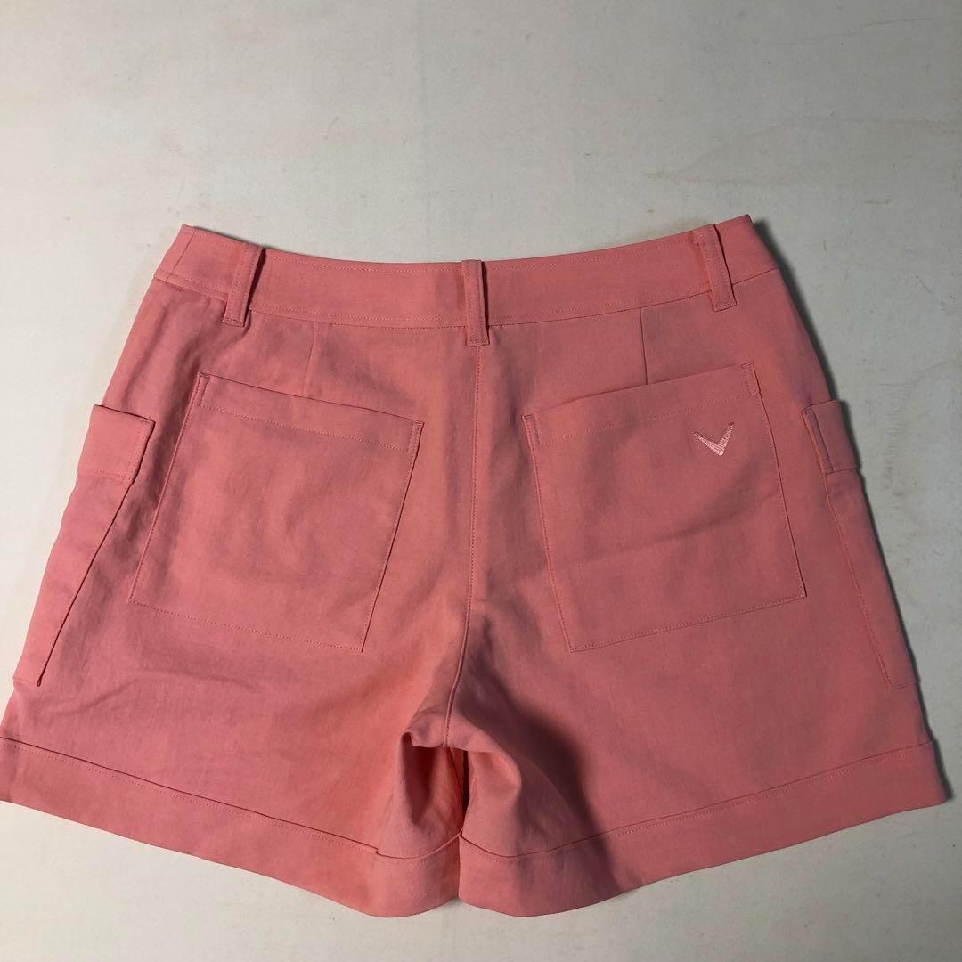 キャロウェイ レッドレーベル ハーフ ショート パンツ ピンク Lサイズ