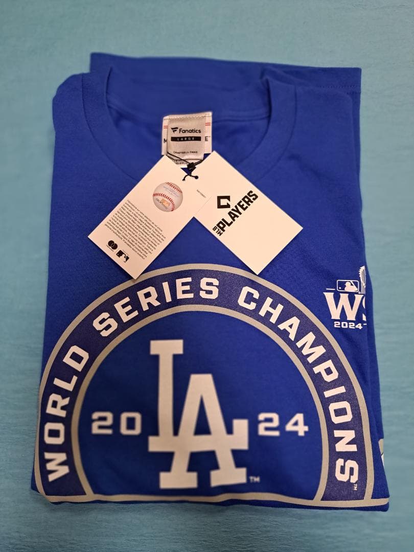 公式特別限定受注生産品ドジャースワールドシリーズ2024優勝記念ロスターTシャツ