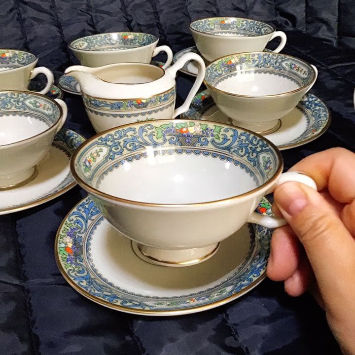 レノックス　オータム　ティーカップ　6客セット　アンティーク　ビンテージ