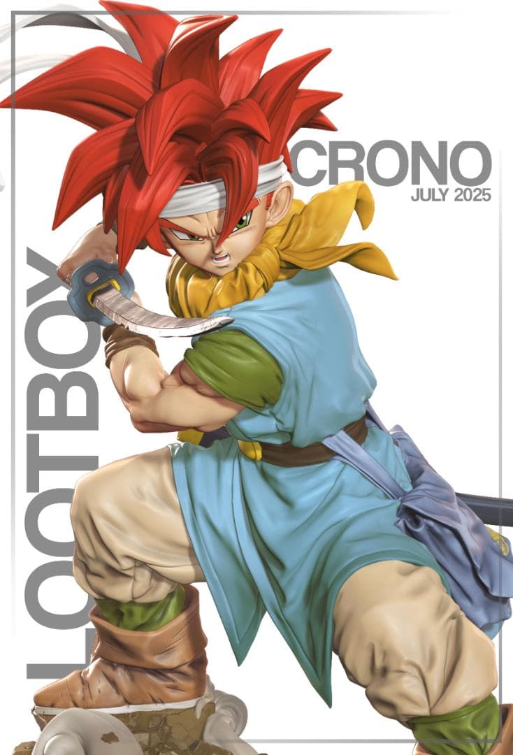 1/10　未塗装 未組立　フィギュア　ガレージキット 【 クロノ トリガー 】