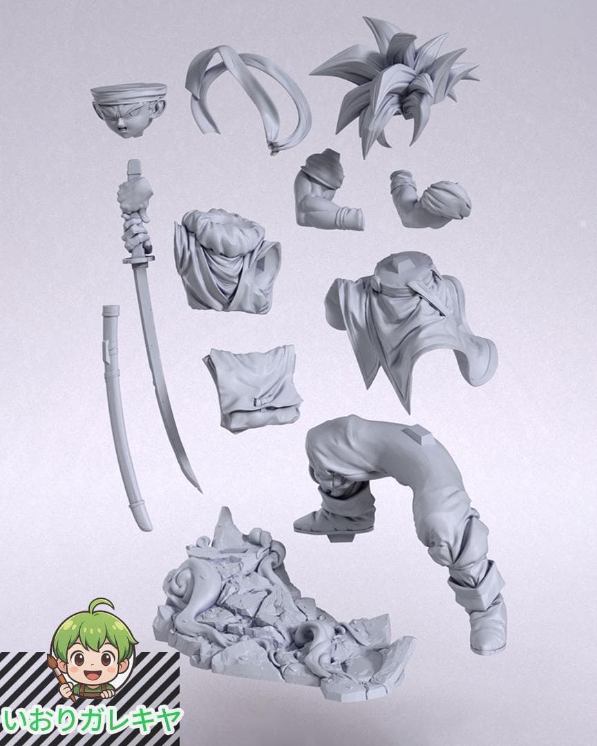 1/10　未塗装 未組立　フィギュア　ガレージキット 【 クロノ トリガー 】