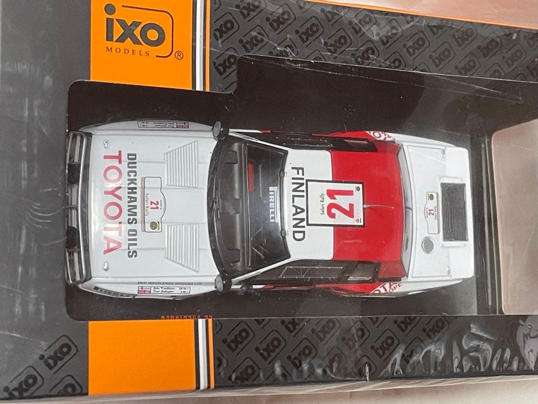 ixo 1/24 セリカ 1985 サファリ ラリーカー カンクネン ♯21