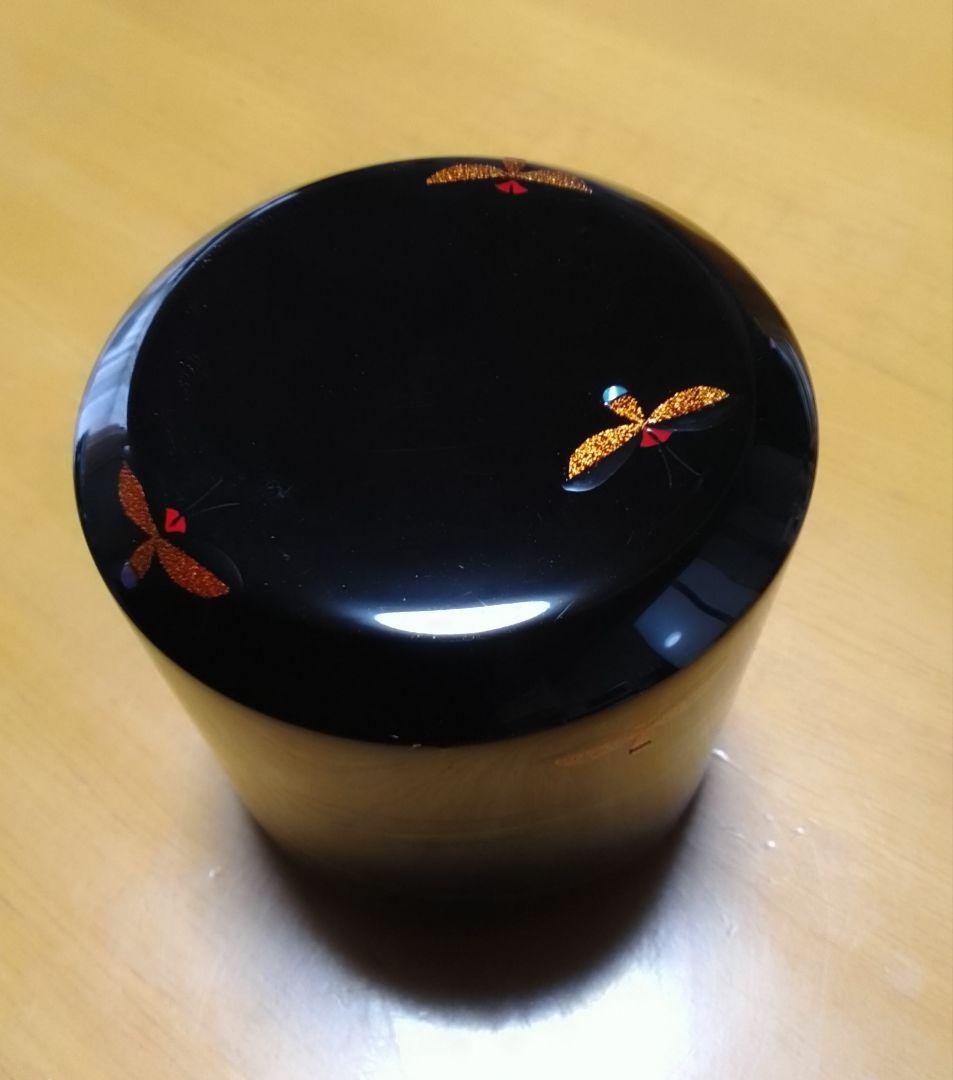 茶入れ 棗 茶道具 中村宗悦 雪吹棗 未使用品 003