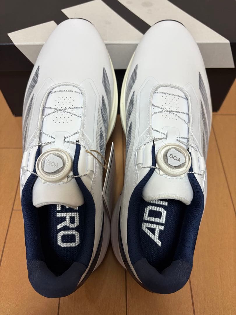 アディゼロ ZG ロー ボア ゴルフシューズ JS1767 W/NVY 26.0