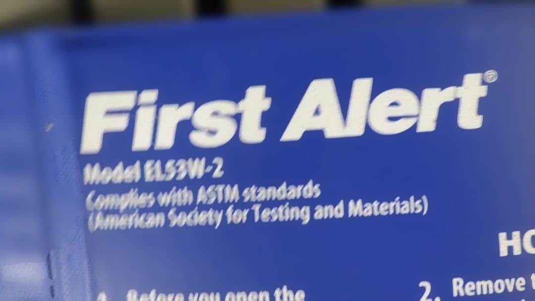 780/非常用スチールはしご　First Alert 避難はしご EL53W-2