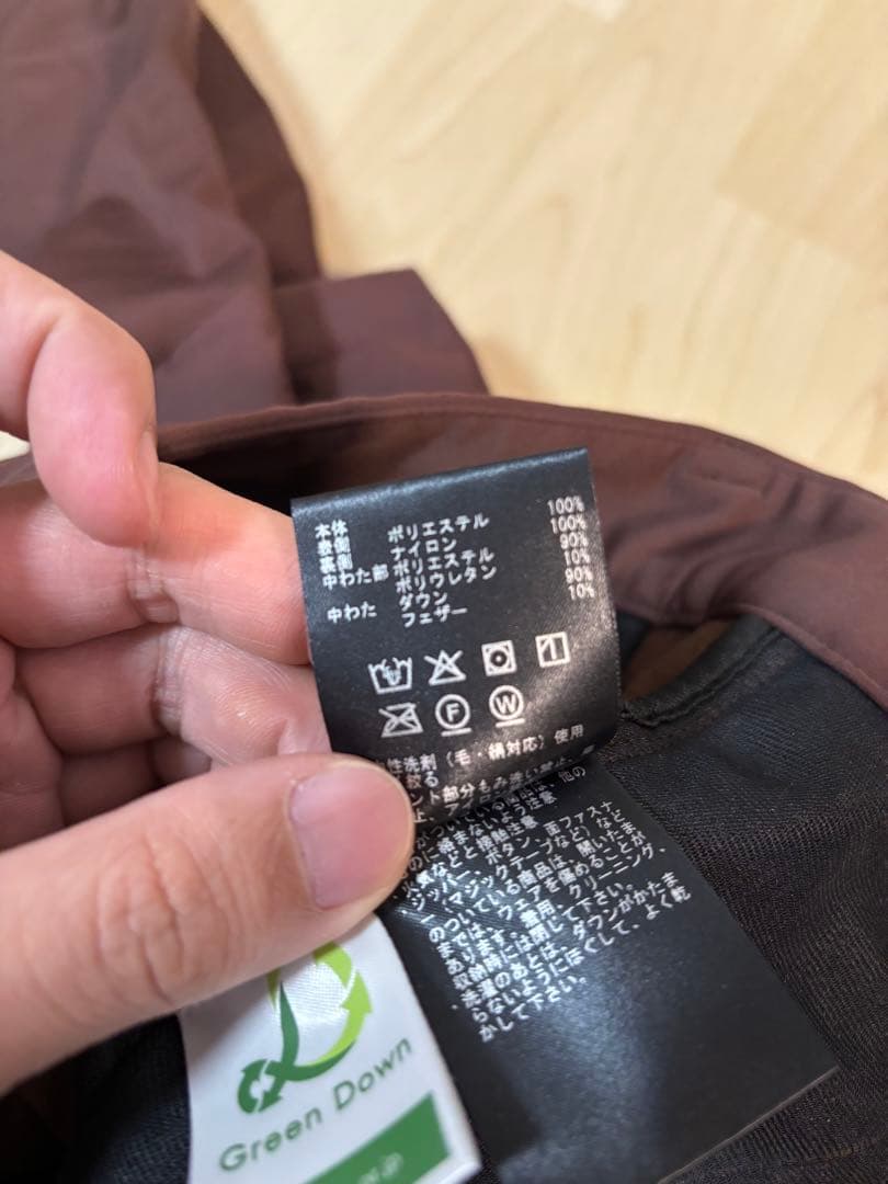 極美品！セットアップ！デサントゴルフ ダウン L ブラウン グレー 防寒 冬