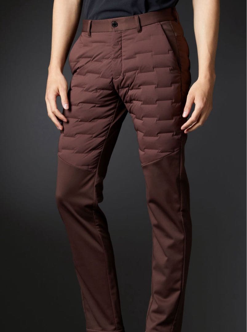 極美品！セットアップ！デサントゴルフ ダウン L ブラウン グレー 防寒 冬