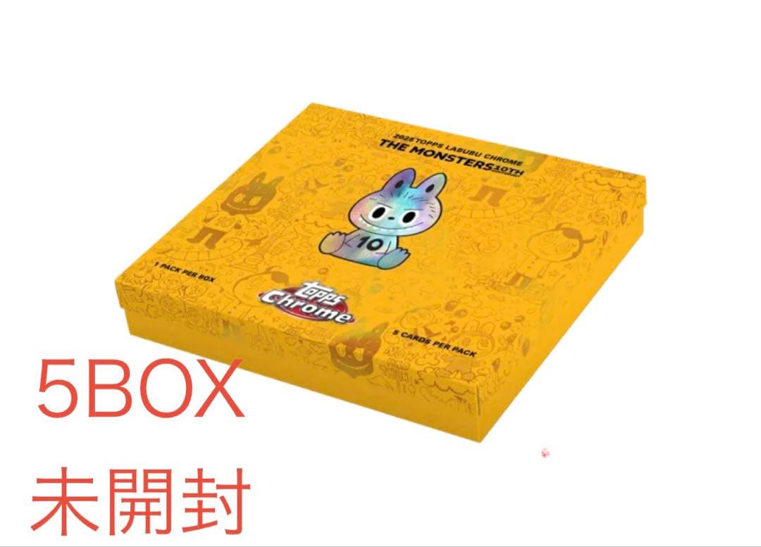 その他 Topps Chrome Labubu 5BOX