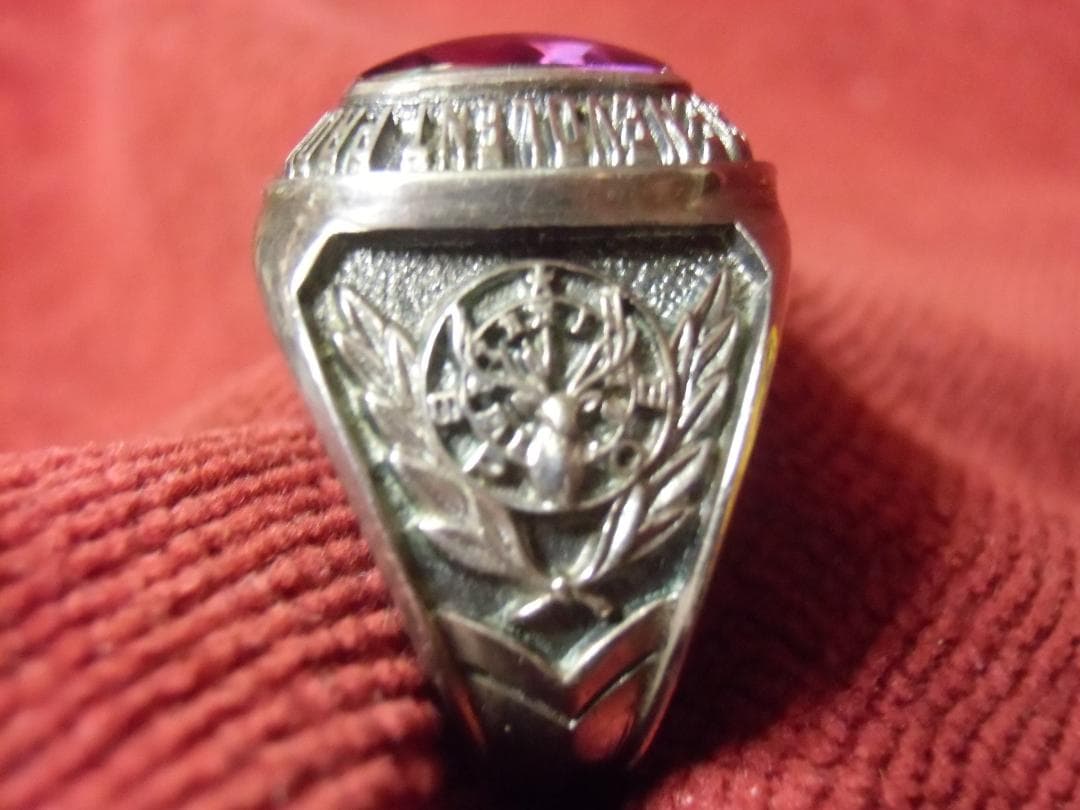 ★アメリカ＊結社＊Ｂ・Ｐ・Ｏ・Ｅパッチ＆９２５銀製リング＊２２号（実物）