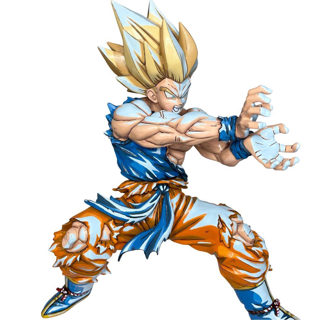 ドラゴンボール 孫悟空 フィギュア リペイント 2次元塗装