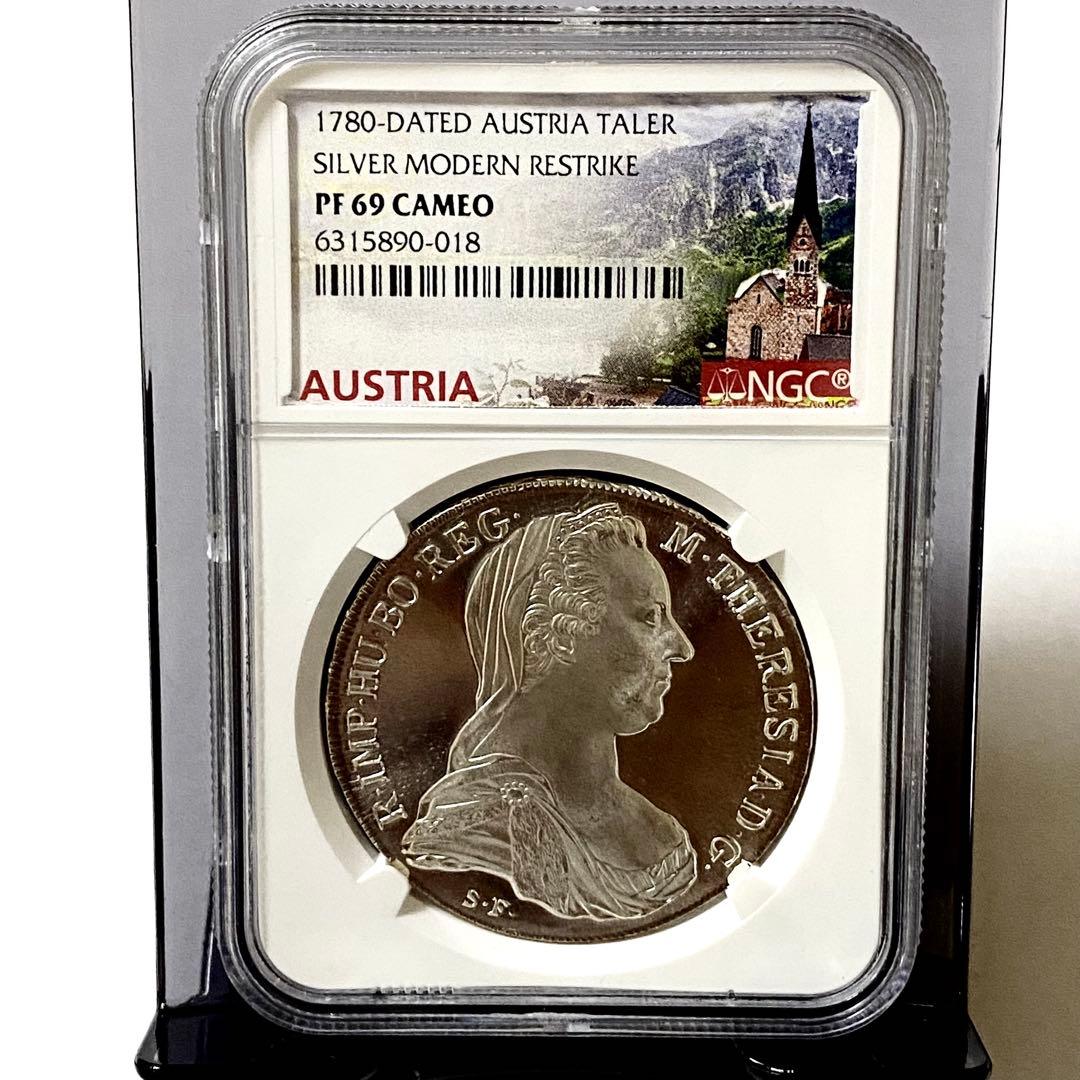 1780年 オーストリア 銀貨 NGC PF69 アンティーク モダン 