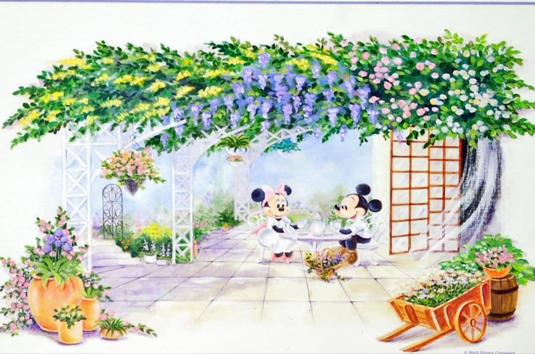 絶版 シュリンク付未開封 ミッキー・ミニー ジグソーパズル 1000ピース