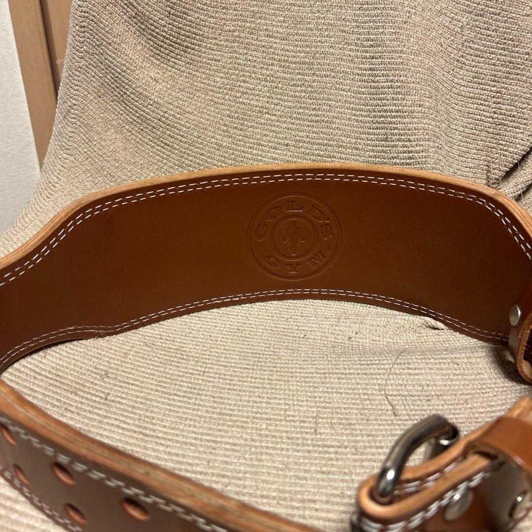 ゴールドジム(GOLD`S GYM) プロレザーベルト サイズ S