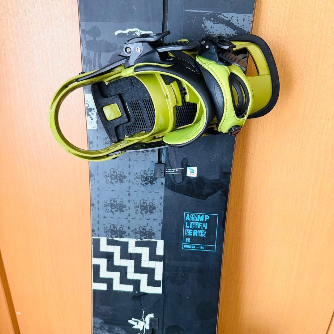バートン　AMP154＆ CARTEL S　サイズ ボード　ビンディング　セット