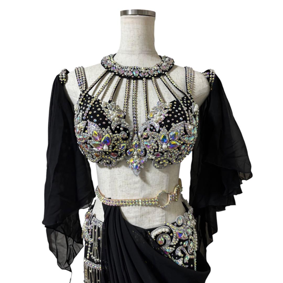 ベリーダンス コスチューム ブラックカラー