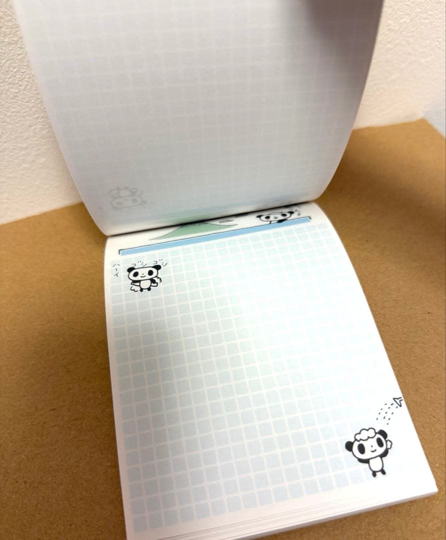 平成レトロ　メモ帳　3冊セット　パンダ　ファンシー