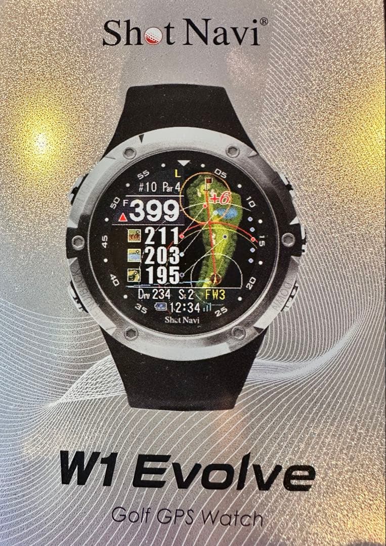 2/1までお値下げShot Navi W1 Evolve ゴルフGPS ウォッチ