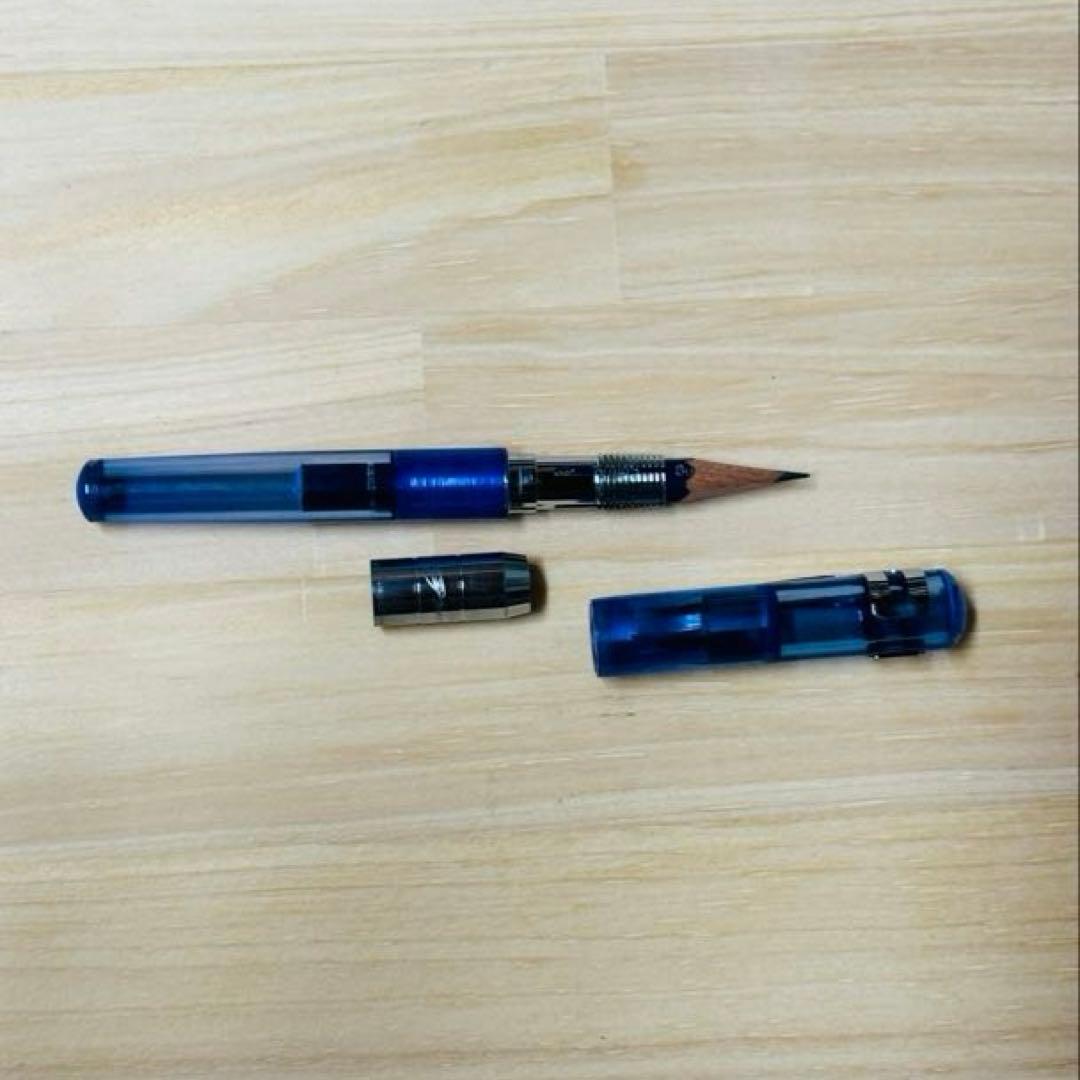 銀座 五十音 ミミック ブルーベリー ショート軸 鉛筆補助軸