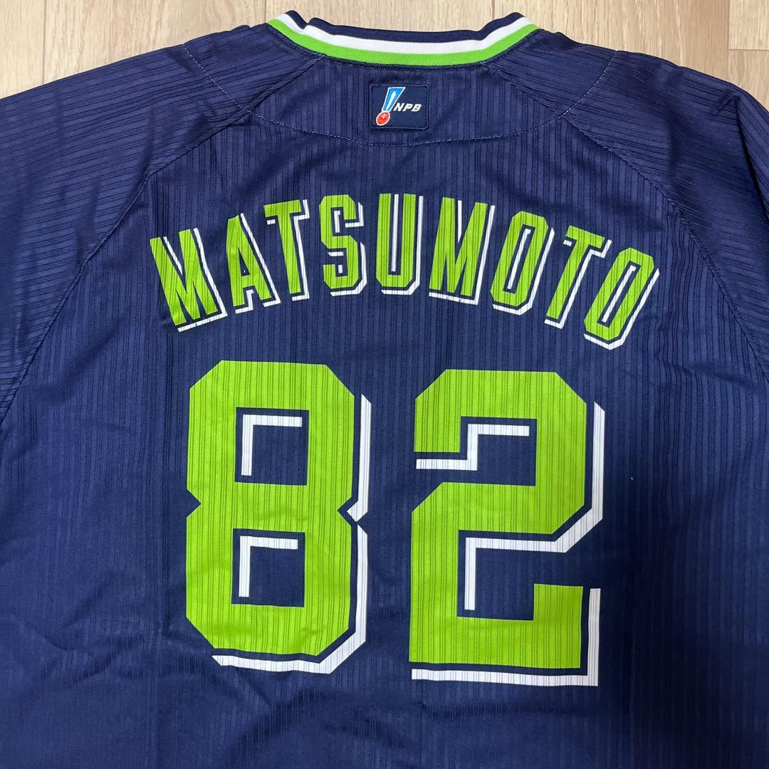 東京ヤクルトスワローズ　松元ユウイチ　実使用ビジターユニフォーム上下