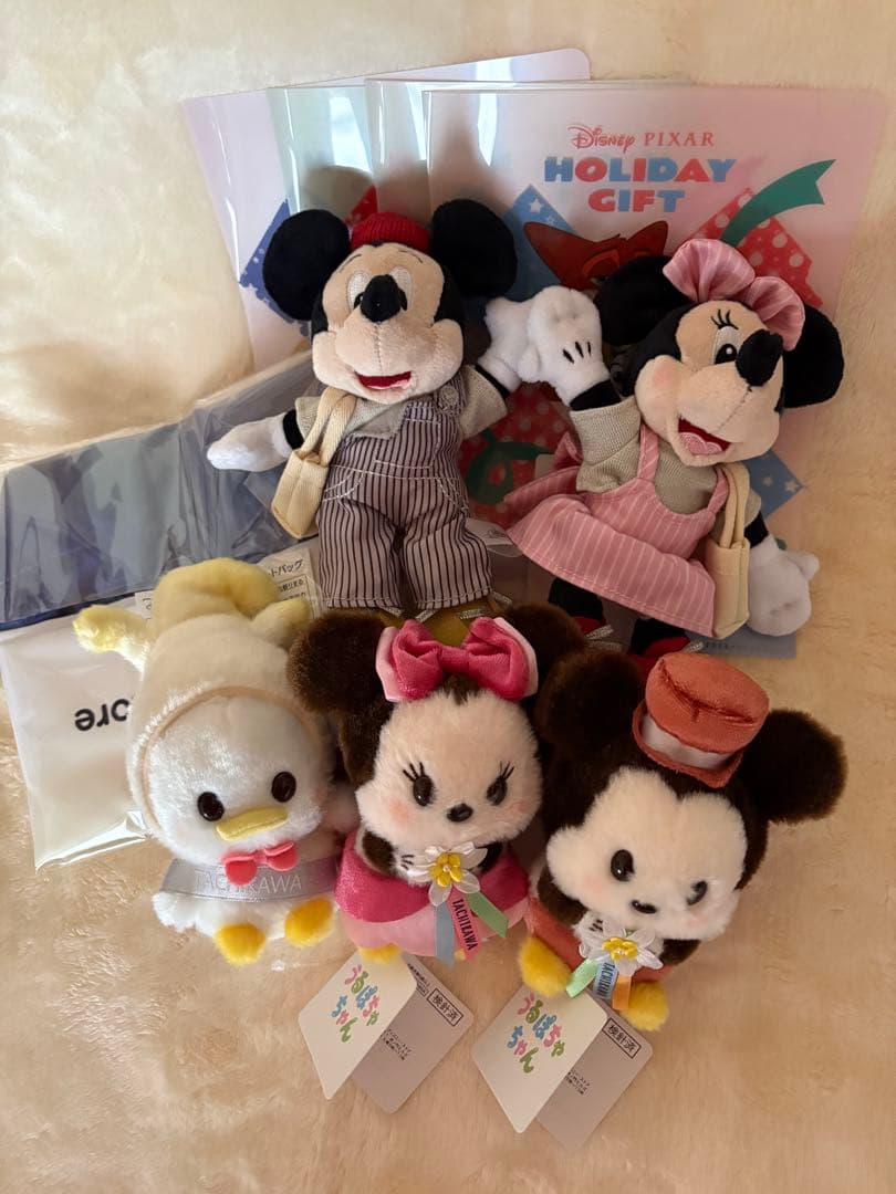 ディズニーストア立川限定商品ぬいぐるみセット＆ノベルティコンプリートセット