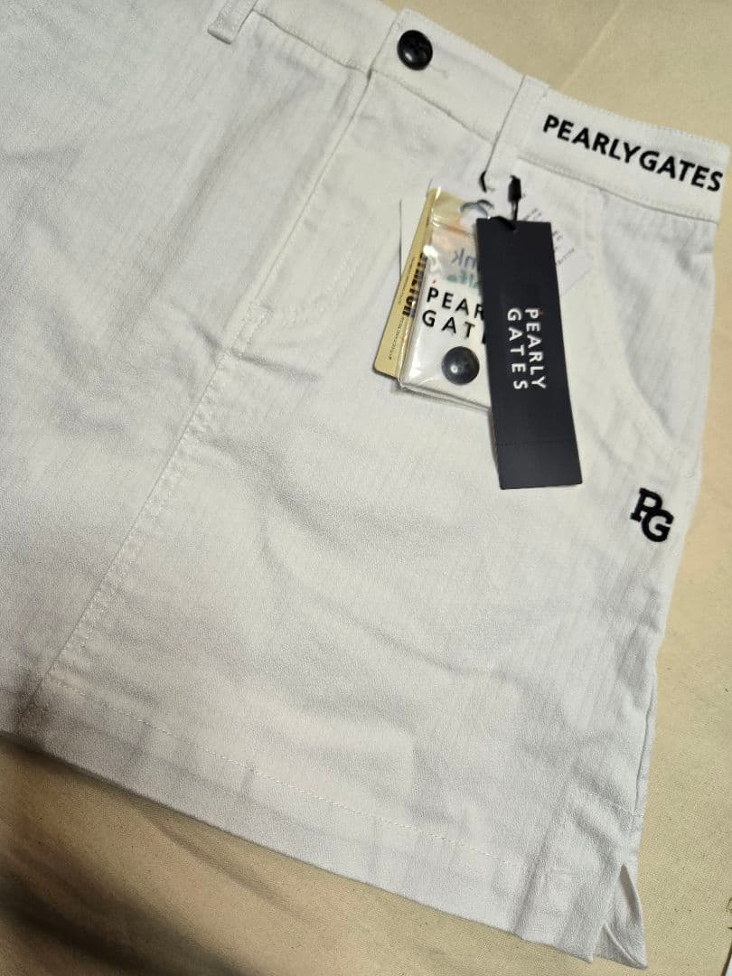 ホワイト　スカート　パーリーゲイツ　S サイズ　0 ゴルフウェア