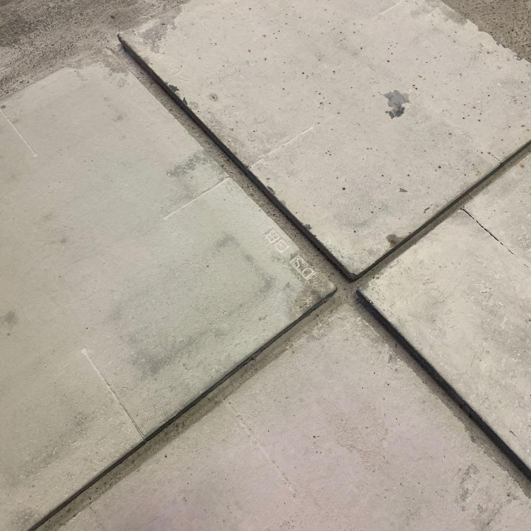 【S・まとめ買い値引】中古品　陶芸　棚板35×40　5枚組27スリットあり