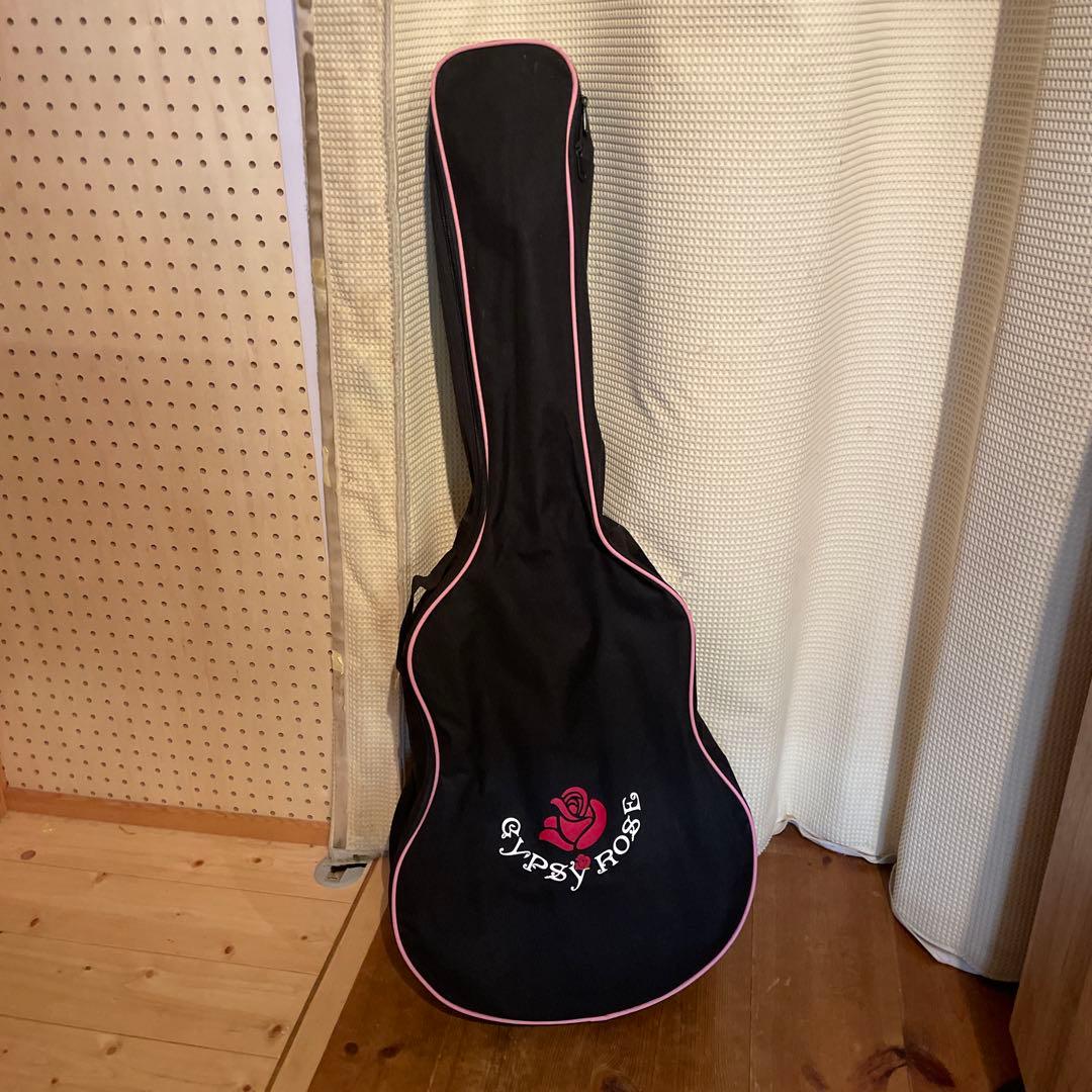 Gypsy Rose アコースティックギター　黒　ソフトケース付　ジプシーローズ
