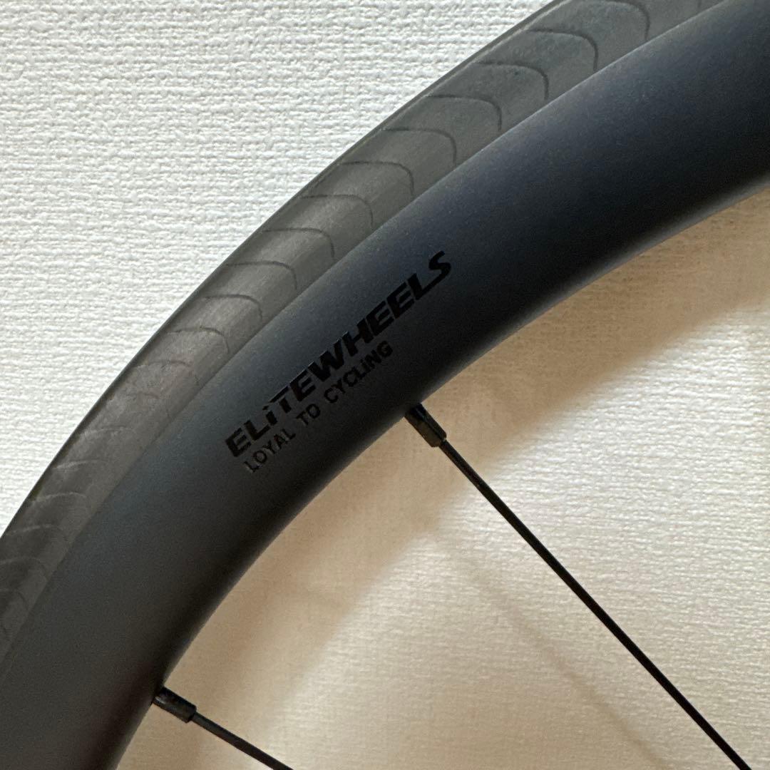 Elitewheels Edge 40 リムブレーキ　カーボンホイール