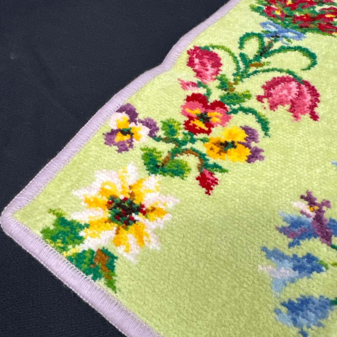 ◆224-51 フェイラー タオル ハンカチ 2枚まとめ 花柄