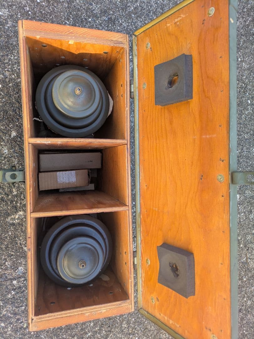 奇跡!!　軍用GIランタン252A2個(未使用)+軍用木箱入り+スペア部品込み