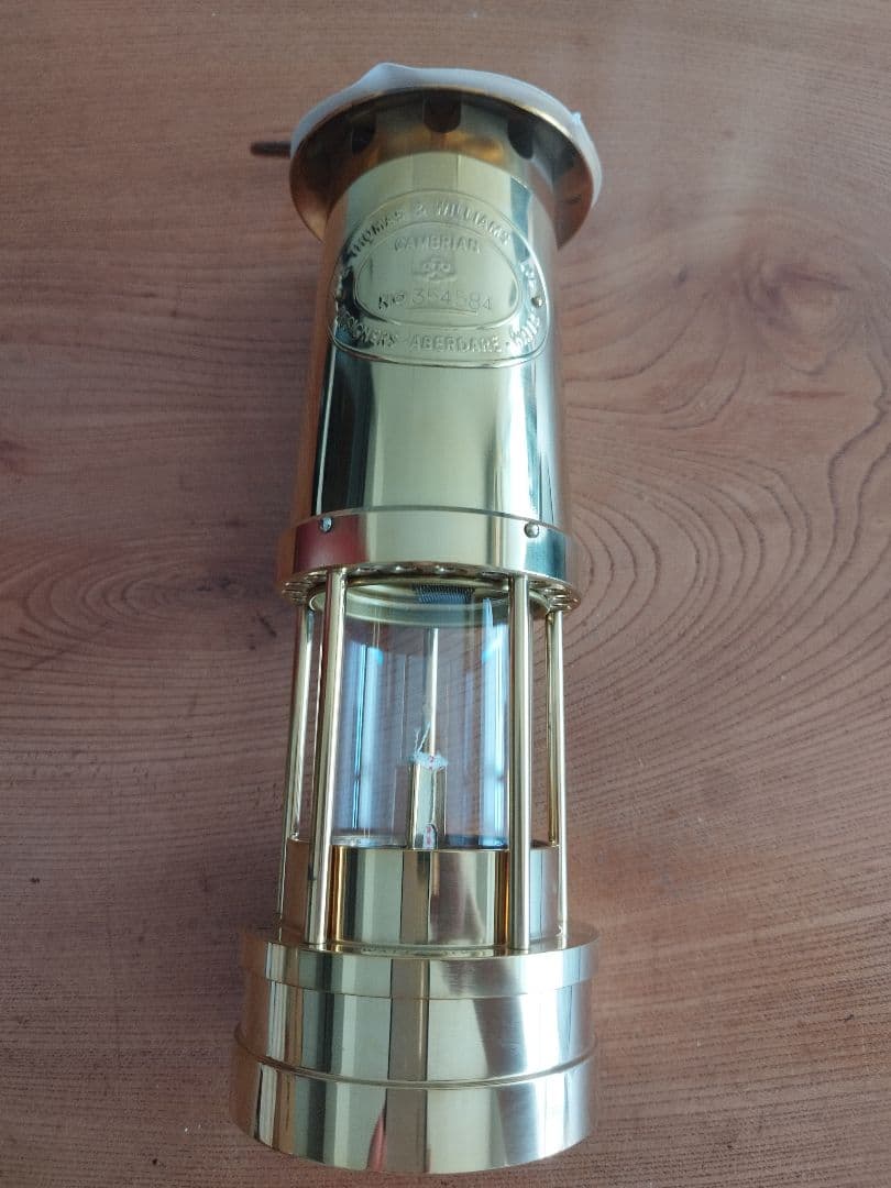 E.THOMAS & WILLIAMS LTD オイルランプ 真鍮 新品未使用