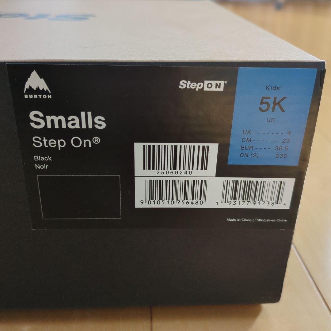 【新品未使用】BURTON　Step On Smalls　23.0cm