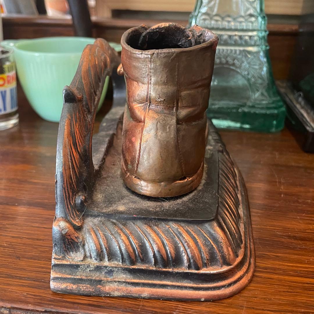 希少品！50's〜60's アメリカアンティーク　靴のペン立てUSAヴィンテージ